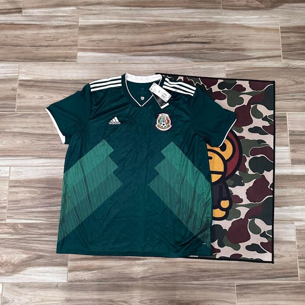 Adidas Mexico National Team 2018 Home Soccer Jersey Green